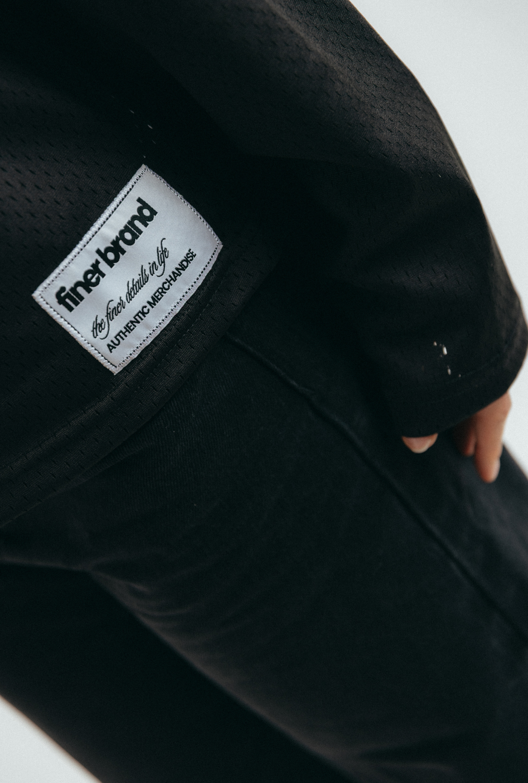 long sleeve mesh jersey
