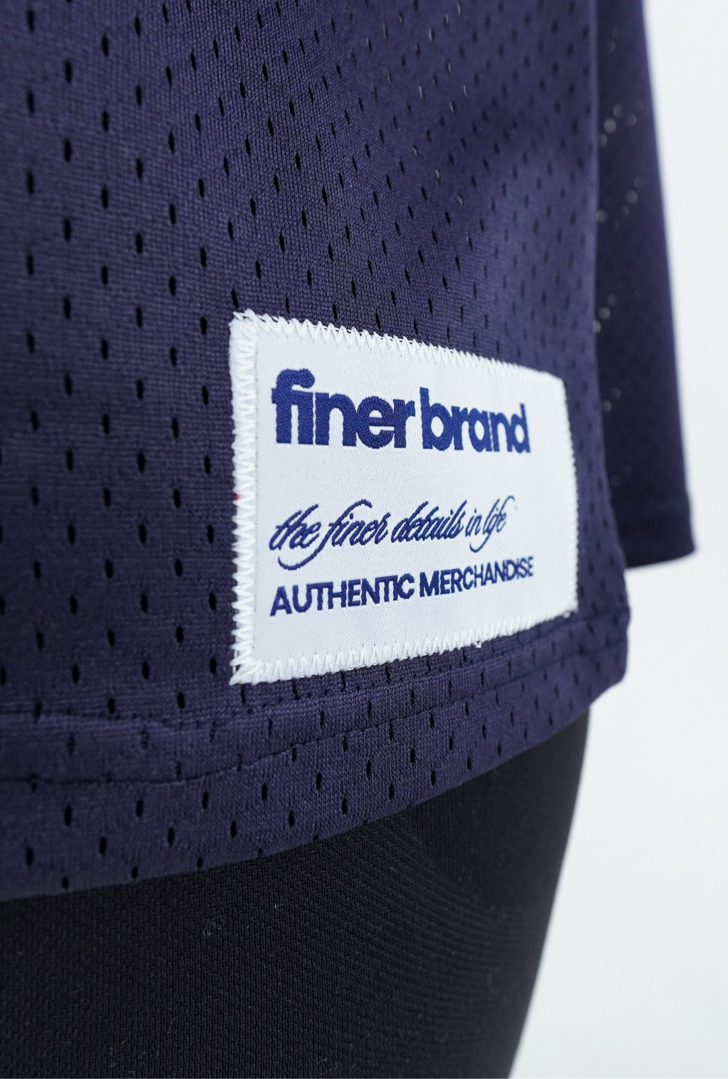 long sleeve mesh jersey