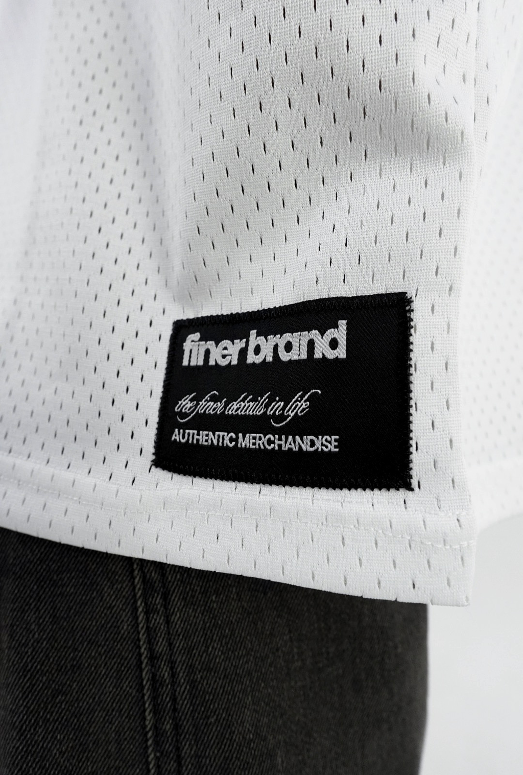 long sleeve mesh jersey