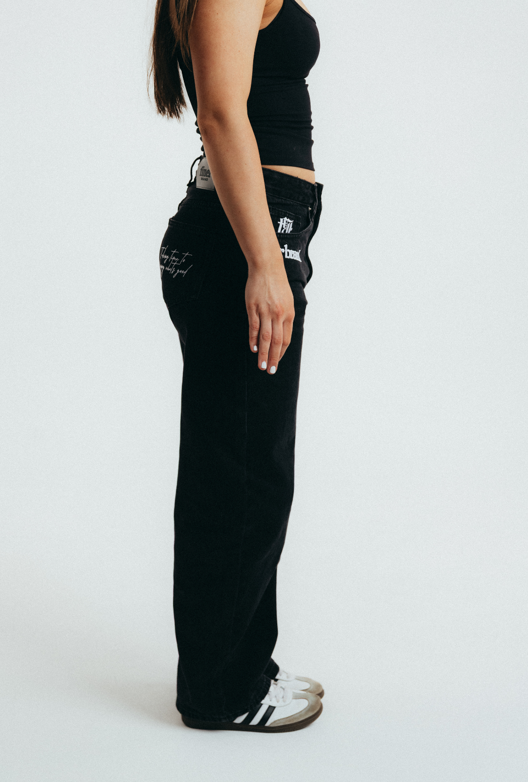 wide leg jeans